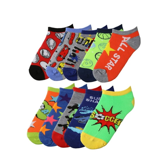 Tipi Toe Kids’ 10-Pack Low Cut Socks – Premium Comfort Multipack