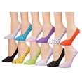 thumbnail image 1 of Tipi Toe No Show Socks For Women 12 Pairs Casual Low Cut Socks Anti-slid Athletic Cotton Socks with Non Slip Grip, 1 of 1