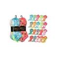 thumbnail image 1 of Tipi Toe Women's 20 Pairs Colorful Patterned Low Cut/No Show Socks NS199-AB, 1 of 5
