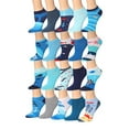 thumbnail image 1 of Tipi Toe Bright & Fun Low-Cut Socks – Women’s 20 Pack Set, 1 of 5