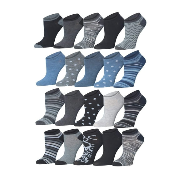 Tipi Toe Bright & Fun Low-Cut Socks – Women’s 20 Pack Set