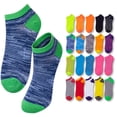 thumbnail image 1 of Tipi Toe Bright & Fun Low-Cut Socks – Women’s 20 Pack Set, 1 of 6