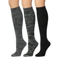 thumbnail image 1 of Tipi Toe Women’s Essential Knee-High Socks – 3-Pair with Breathable Fabric and Reinforced Durability, 1 of 4