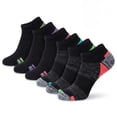 thumbnail image 1 of Tipi Toe Women's 6-Pairs Low Cut/No Show Athletic SPort Socks WS17-A, 1 of 4