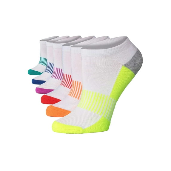 Tipi Toe Women's 6-Pairs Low Cut/No Show Athletic SPort Socks WS18-B