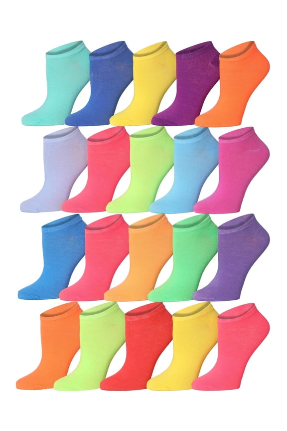 Women’s Low-Cut Sock Bundle – 20 Pair Value Mega Pack