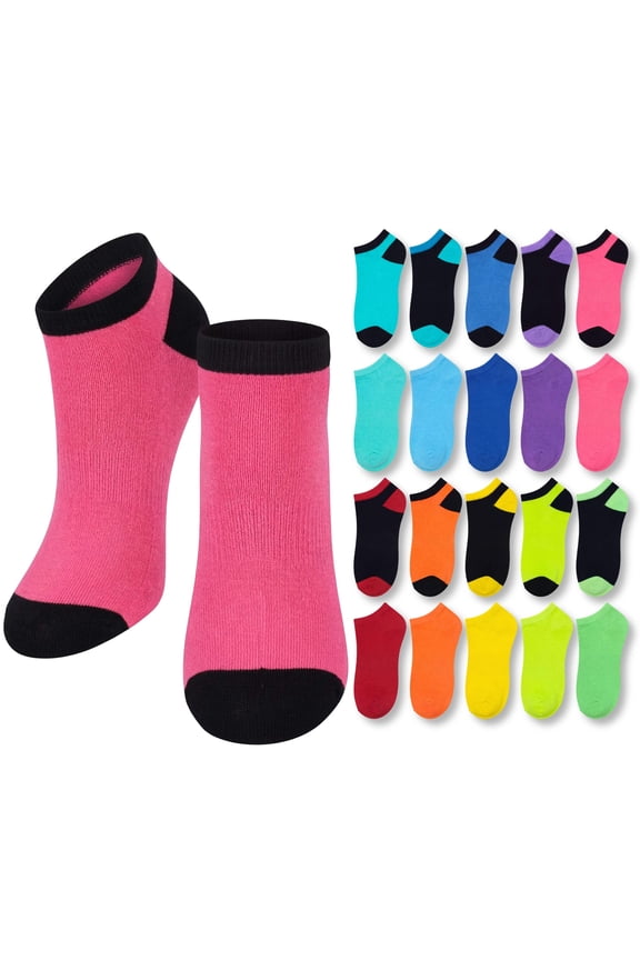 Women’s Low-Cut Sock Collection – Fun, Colorful, 20-Pack Multi-Set