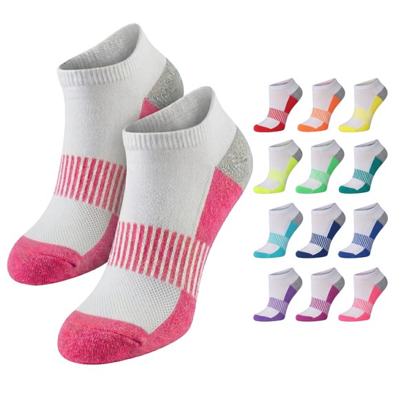 Tipi Toe Women's Performance Low-Cut Running Socks 12-Pair Set