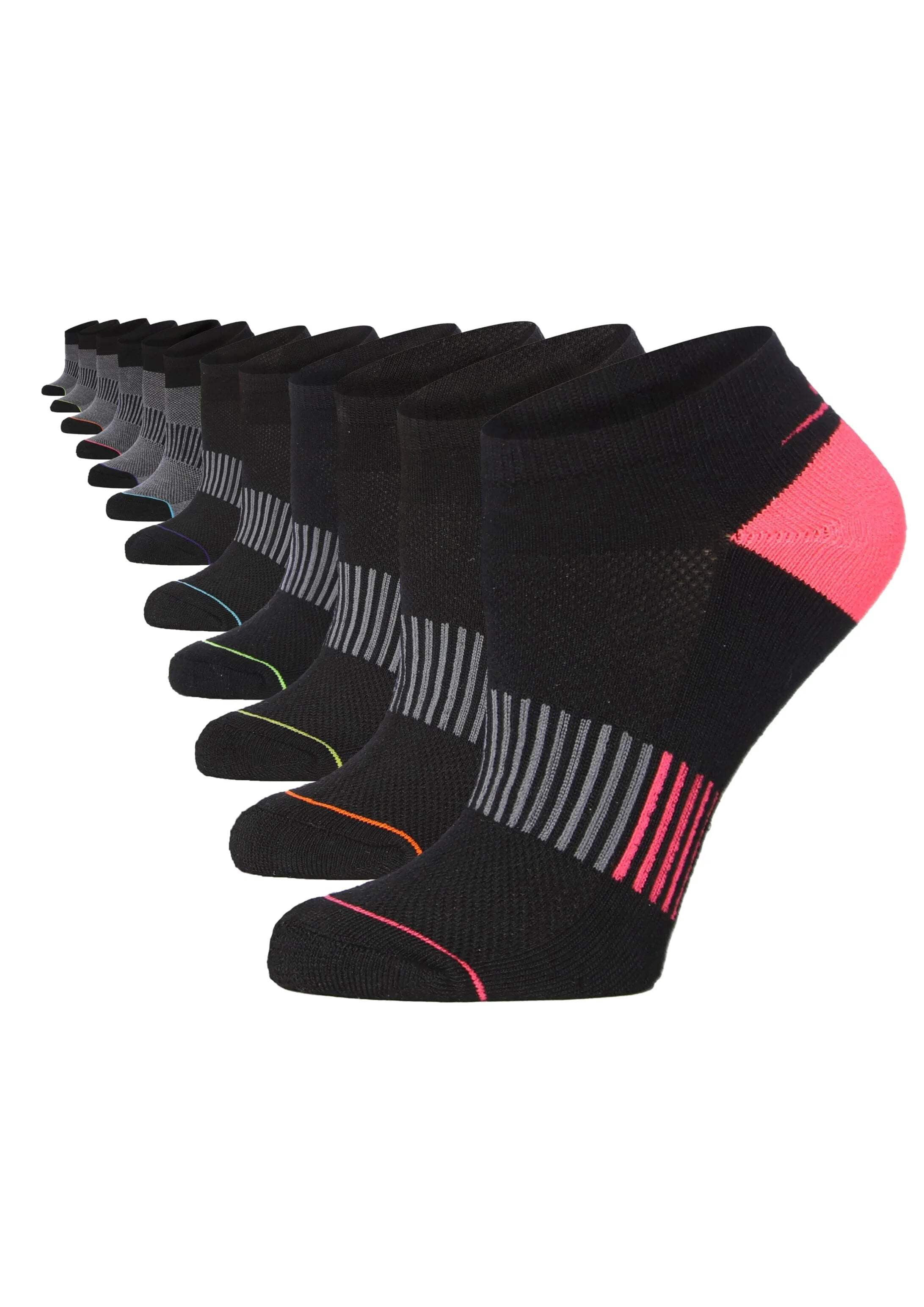 Tipi Toe Women's Performance Low-Cut Running Socks 12-Pair Set