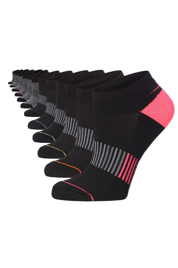 Women's Performance Low-Cut Running Socks 12-Pair Set