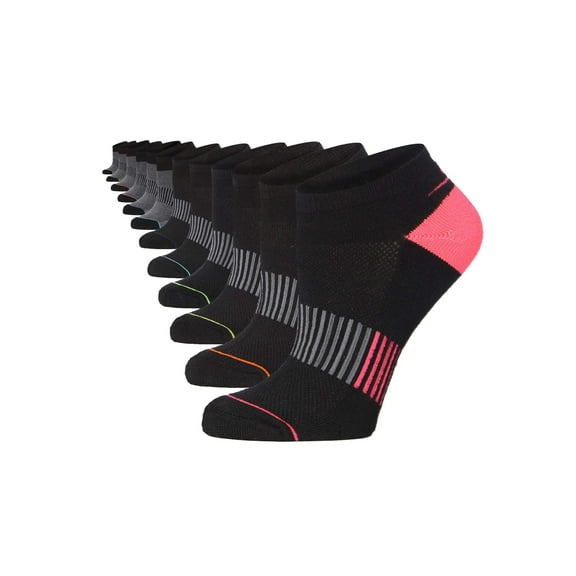 Tipi Toe Women's Performance Low-Cut Running Socks 12-Pair Set