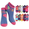 thumbnail image 1 of Tipi Toe Women's Playful Pattern Ankle Socks - Mega Value Pack (10 Pairs), 1 of 4