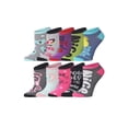 thumbnail image 1 of Tipi Toe Women's Playful Pattern Ankle Socks - Mega Value Pack (10 Pairs), 1 of 5