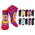 thumbnail image 1 of Tipi Toe Women's Playful Pattern Ankle Socks - Mega Value Pack (10 Pairs), 1 of 4