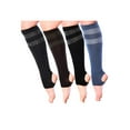 thumbnail image 1 of Tipi Toe Women's Stirrup Yoga Socks Lightweight Girl's Toeless Knee High Socks Ideal for Yoga & Dance, 1 of 1
