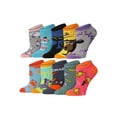 thumbnail image 1 of Tipi Toe Novelty Print Low-Cut Women's Socks - 10 Pair Variety Pack, 1 of 5