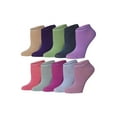 thumbnail image 1 of TIPITOE Women's Fun Printed No-Show Ankle Socks Mega Pack - 10 Pairs Assorted Designs, 1 of 5