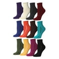 thumbnail image 1 of Tipi Toe Ladies Sport Quarter Socks Moisture-Wicking Exercise Multi-Pack (12 Pairs), 1 of 1