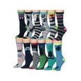 thumbnail image 1 of Tipi Toe Womens Classic Crew Socks for Women – Soft, Stylish, and Colorful 12-Pack Set, 1 of 6