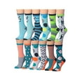 thumbnail image 1 of Tipi Toe Womens 12 Pairs Unique Colorful Patterned Novelty Socks For Women, 1 of 5