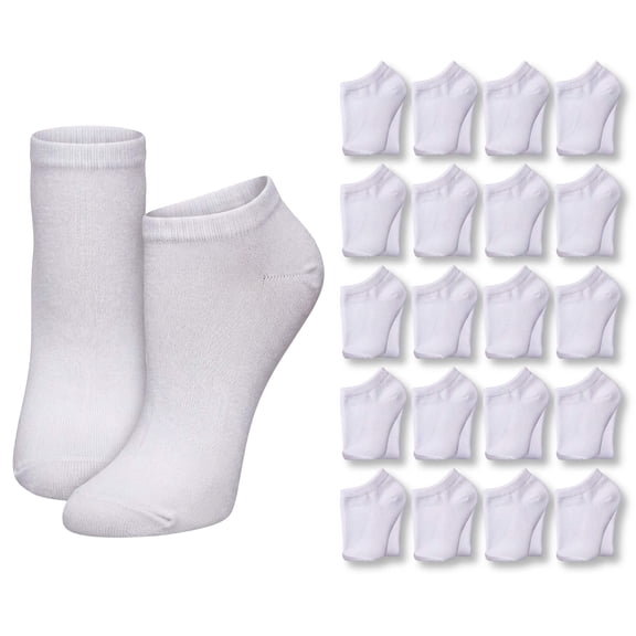 Tipi Toe 20-Pack Women’s Fun Low-Cut Socks, Vibrant & Fashionable