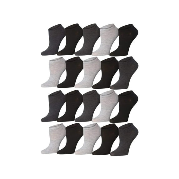 Tipi Toe 20-Pack Women’s Fun Low-Cut Socks, Vibrant & Fashionable