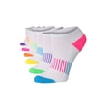 thumbnail image 1 of Tipi Toe Womens Moisture-Wicking Sports Socks Multicolor Bundle (6 Pairs), 1 of 5