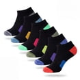 thumbnail image 1 of Tipi Toe Ladies Cushioned Athletic Ankle Socks Value Pack (6 Pairs), 1 of 6