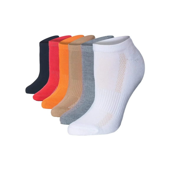 Tipi Toe Women's Athletic Performance Low Cut Socks 6-Pack