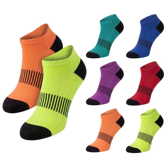 Tipi Toe Womens 6-Pack Athletic Cushioned Sports Socks, WAL-WS16-6-B