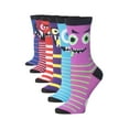 thumbnail image 1 of Tipi Toe Womens All-Day Comfort Crew Socks - 6-Pack Color Variety, 1 of 5
