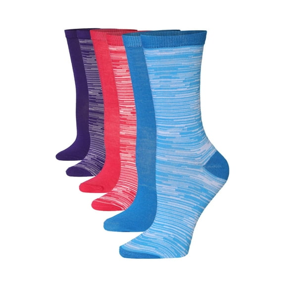 Tipi Toe Womens 6 Pairs Unique Colorful Patterned Crazy Socks For Women