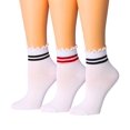 thumbnail image 1 of Tipi Toe Womens Elegant Ruffle Trim Ankle Socks 3-Pack, 1 of 8