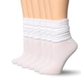 thumbnail image 1 of Tipi Toe Womens Everyday Basics Slouch Knee High Socks (6 Pack), 1 of 1