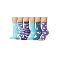 thumbnail image 1 of Tipi Toe Womens Ultra-Soft Non-Skid Slipper Socks Value Pack, 1 of 5