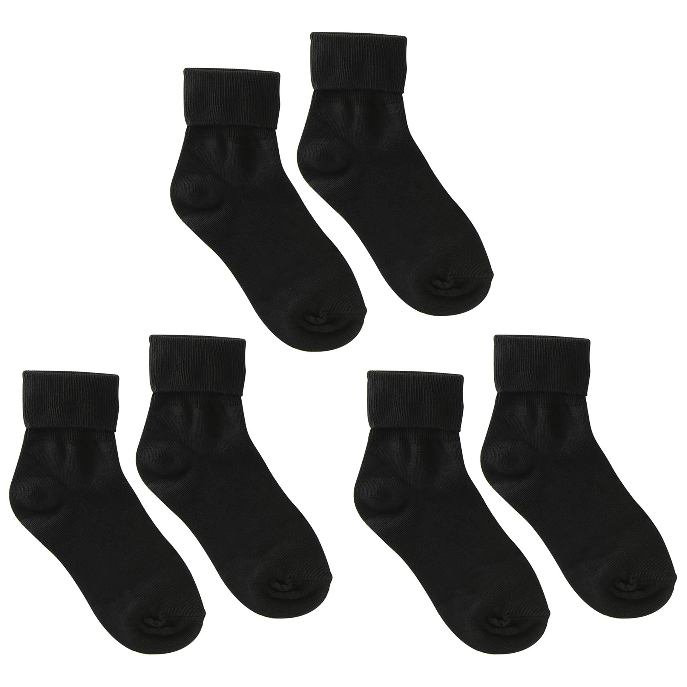 Amazon.com: GOLDTOE Women's Bermuda Socks, 3-Pairs, Black