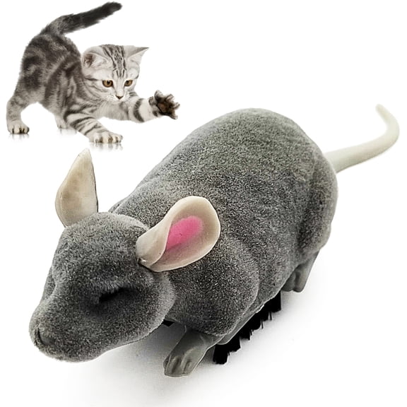 Tipmant Electric Mice Animal Toy Vibration Crawling Pets Cat Dog Puppy Teasing Toys Prank Scary Kids Gifts