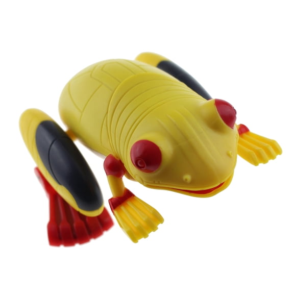 Tipmant Realistic Light Sensor RC Frog Remote Control Animal Vehicle Toy with Flashlights Controller Children Kids Gifts