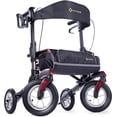 thumbnail image 1 of Tipo Petite All Terrain Graphite - Rolling Walker with Pneumatic Tires for users up to 5'4", 1 of 6