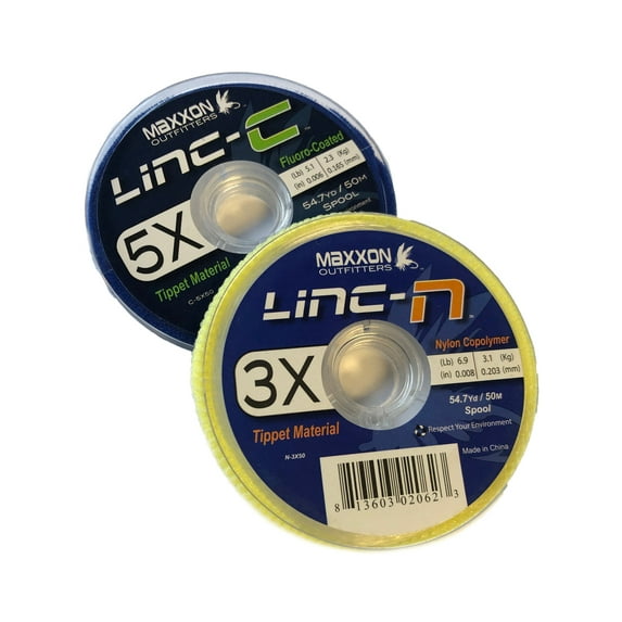 Tippet 3X, 50m Spool, Nylon Copolymer, w/Elastic Keeper