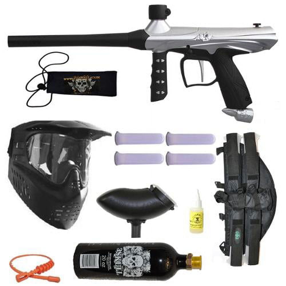Tippmann Gryphon Paintball Marker Gun 3Skull 4+1 BC Mega Set