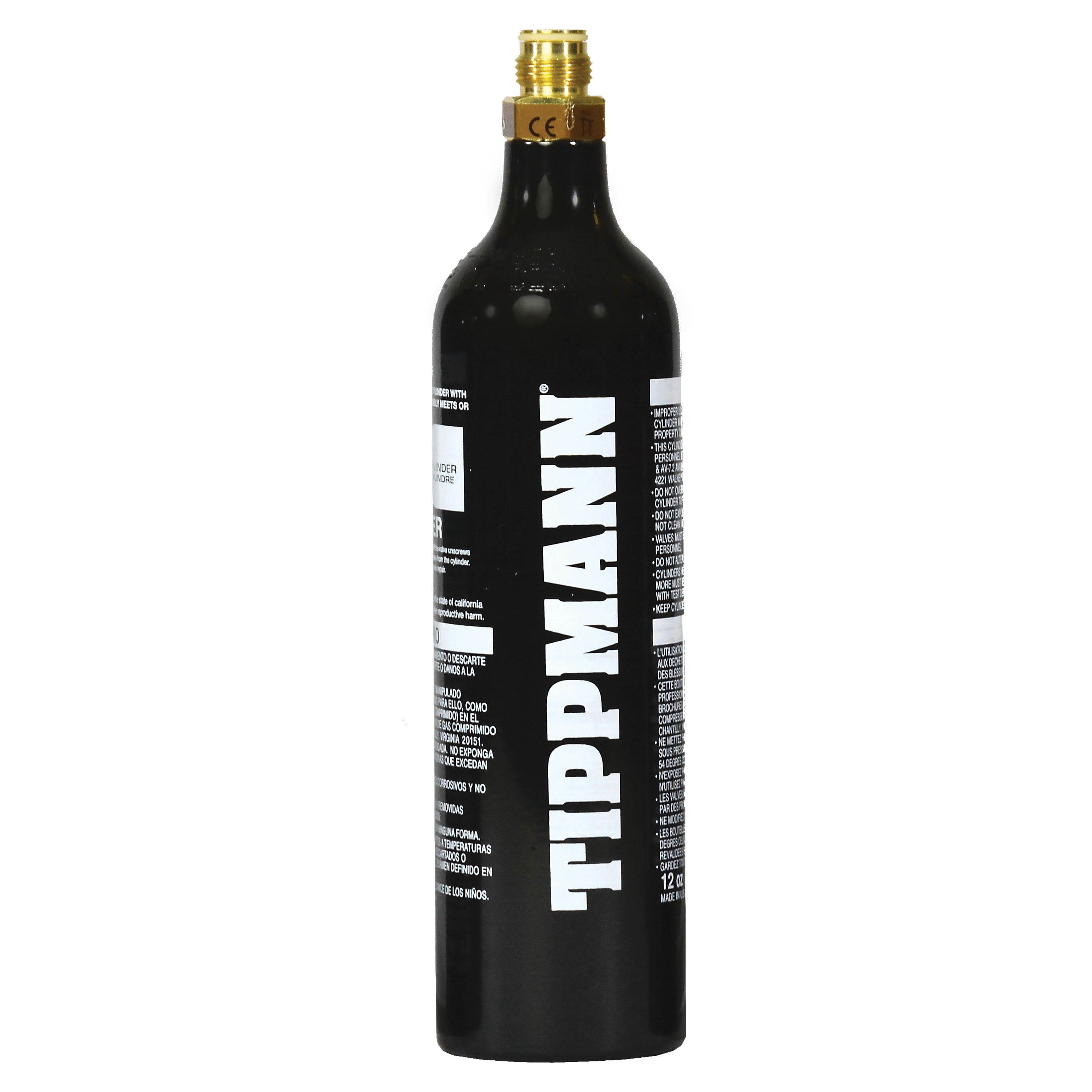 Tippmann Paintball 12oz CO2 Air Tank, ASTM Certified