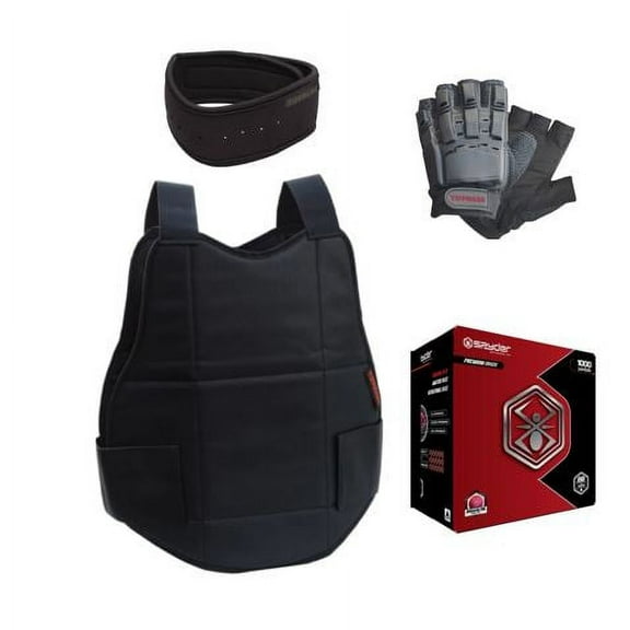Tippmann Paintball Protection Pak: Chest Protector, Neck Guard, Gloves, 1K Paintballs