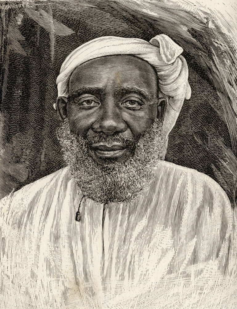 Tippu Tip Or Tib 1837 To 1905 Real Name Hamad Bin Muhammad Bin Jumah Bin Rajab Bin Muhammad Bin Sa Canvas Art - Ken Welsh Design Pics (12 x 16)