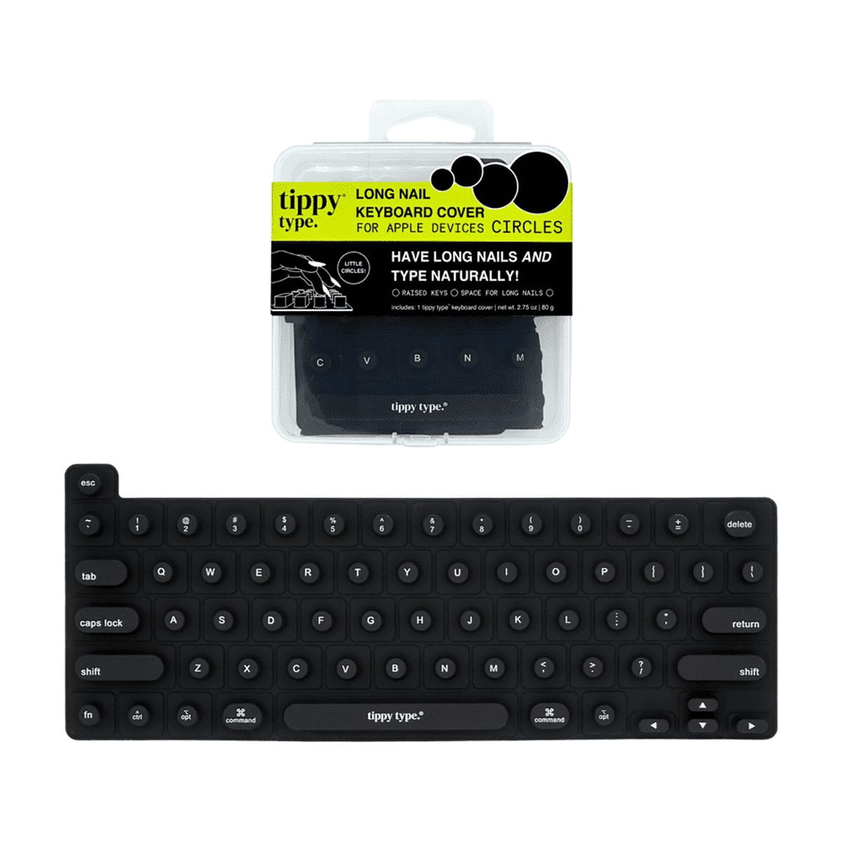 Tippy Type Long Nail Keyboard Cover for Apple MacBook Pro, MacBook Air ...