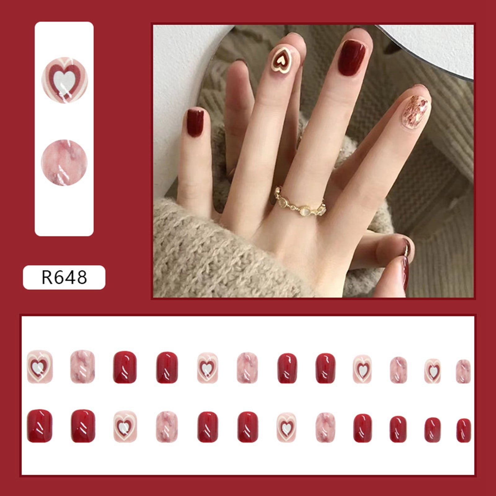 Tips for Acrylic Nails Set Half Nail Tips for Acrylic Nails Coffin