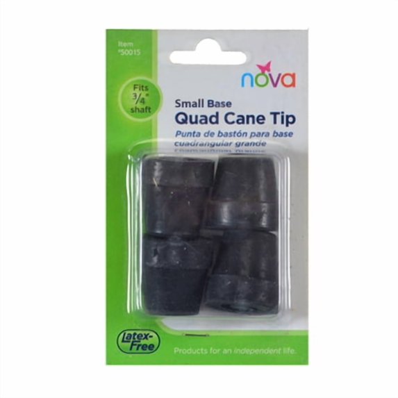 Tips for Small Quad Cane - Grey - 4 Each / Each - 50012GR