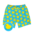 thumbnail image 1 of Tipsy Elves Men's Vacation Rubber Ducky Stretch Swim Trunks Size Medium, 1 of 6