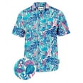 thumbnail image 1 of Tipsy Elves Men's Vacation The Island Breeze Hawaiian Shirt Size Small, 1 of 2