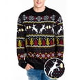 thumbnail image 1 of Tipsy Elves Reindeer Cheersing Classic Ugly Christmas Sweater for Men, 1 of 4